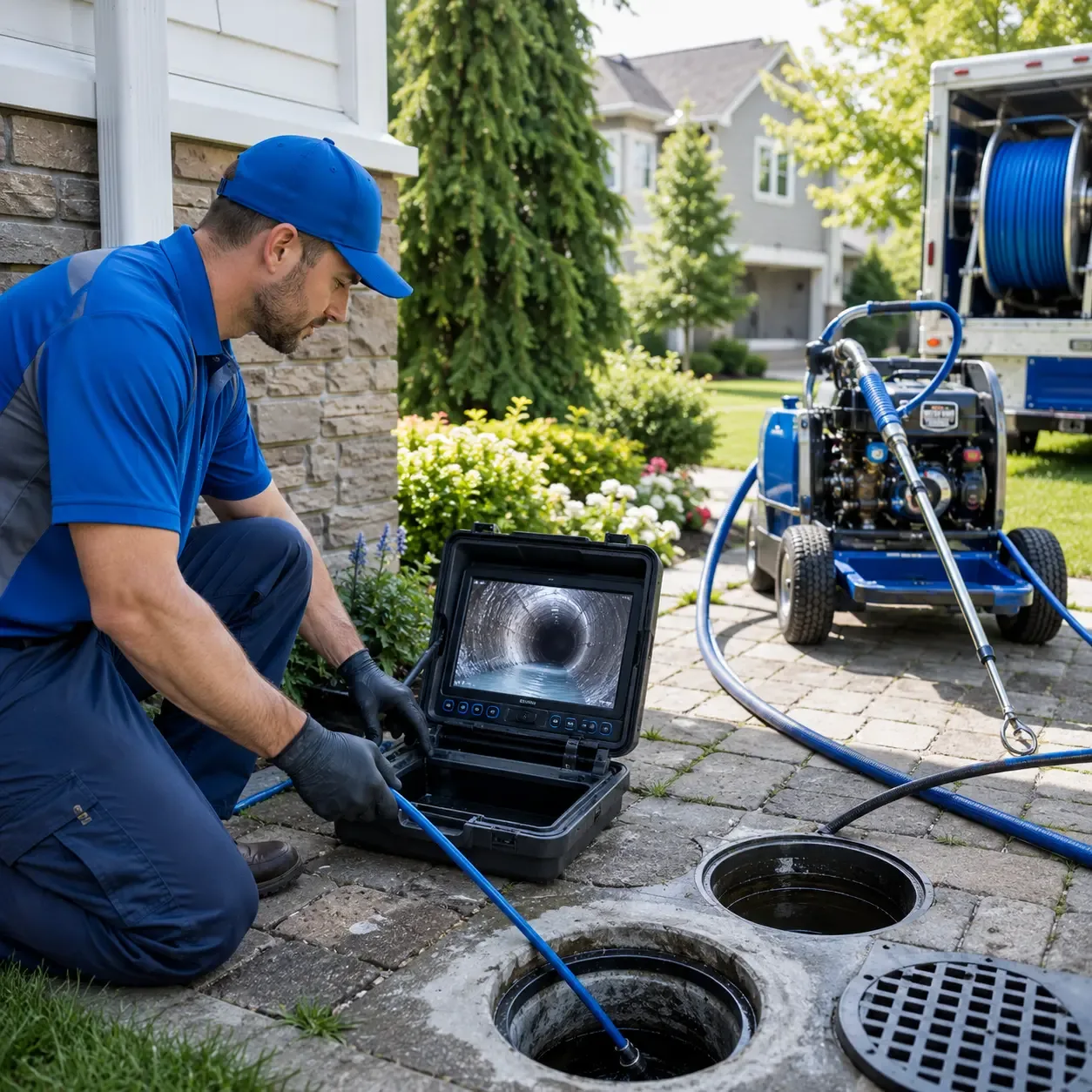 Outdoor drain cleaning professionals serving Hudson, NY